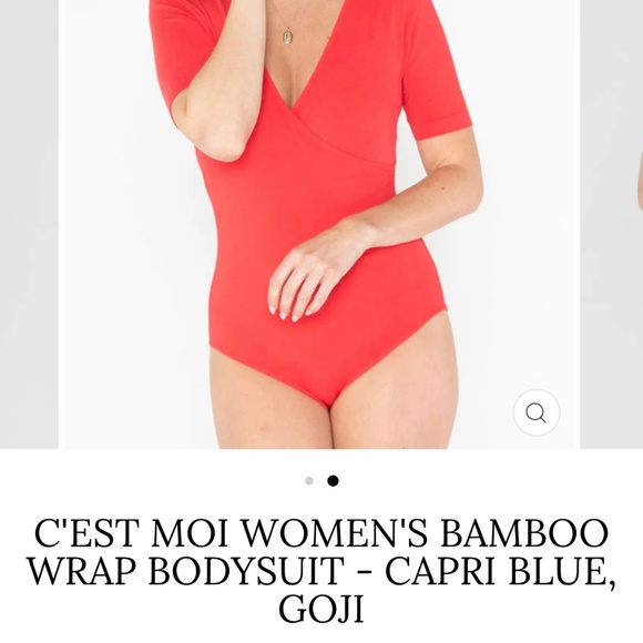 C’est Moi women’s bamboo bodysuit - Picture 3 of 5